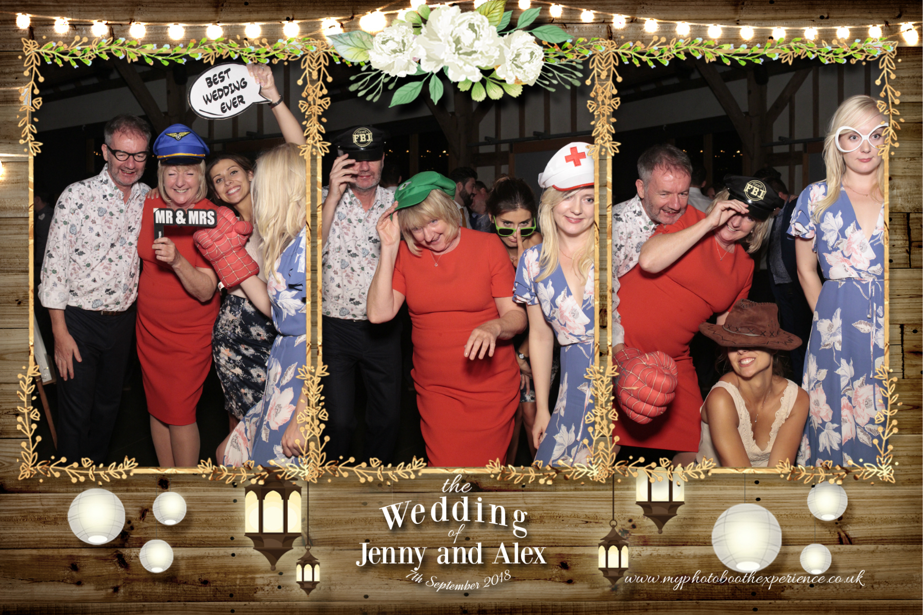 Jenny & Alex's Wedding | View more photos from the event at gallery.myphotoboothexperience.co.uk/u/MyPhotoBoothExperienceLtd/Jenny-Alexs-Wedding